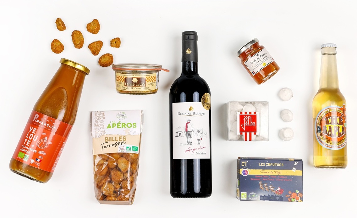 Coffret gourmand Marcel et ses huit produits tarnais