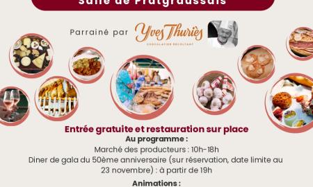 flyer festival de la gastronomie