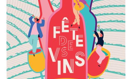 affiche fête des vins