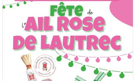 Affiche fete de l'ail rose de lautrec