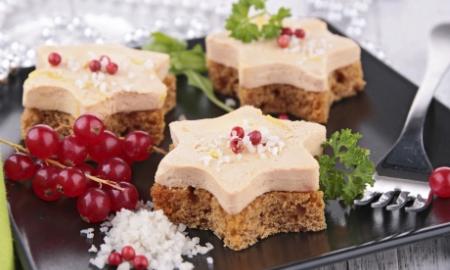 Toast de foie gras sur pain d'épices