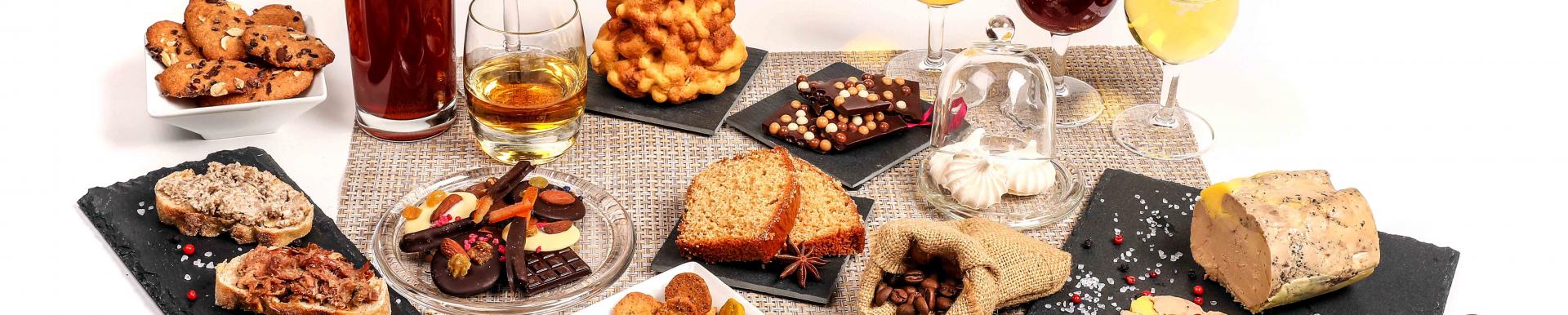 Présentations de tous les produits présents dans les coffrets
