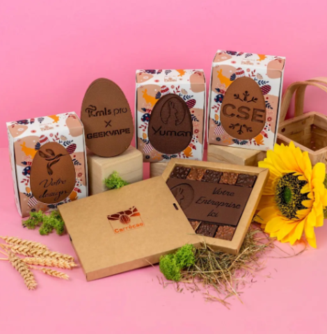 Chocolat de pâques pour entreprise
