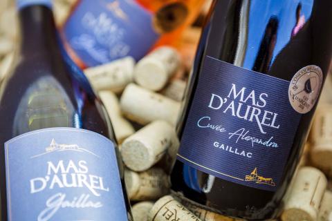 Bouteille de vin Mas d'Aurel