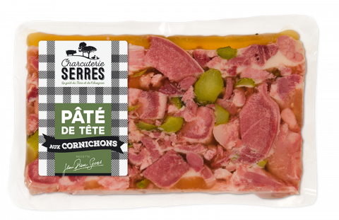 Pâté de tête aux cornichons sous vide