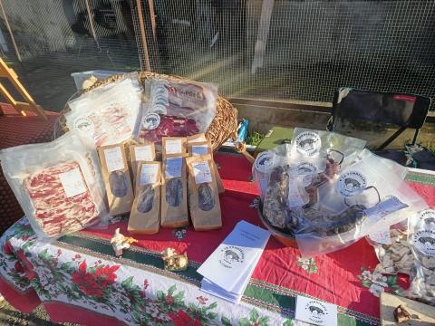 Charcuteries de porcs Mangalitza