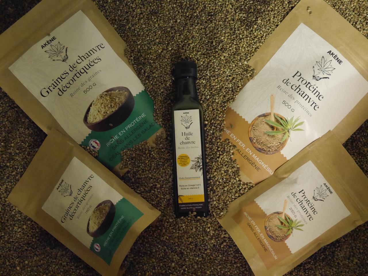 Produits Akène - chanvre