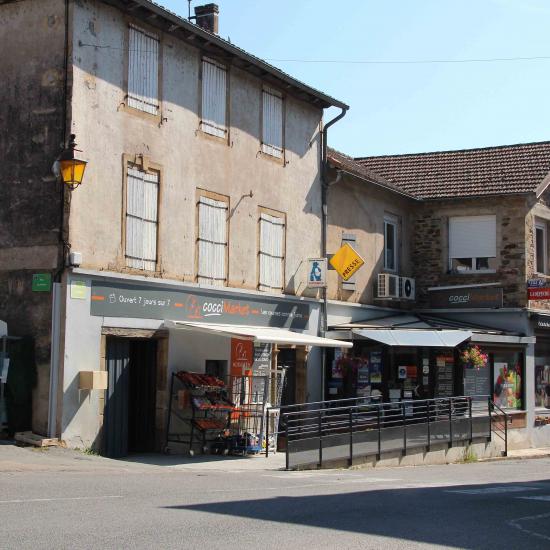 Vue de l'extérieur du magasin