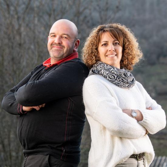 Portrait Cécile et Domi